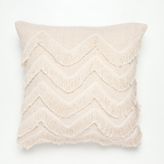 Recite Cushion Cover with Fringe Lace