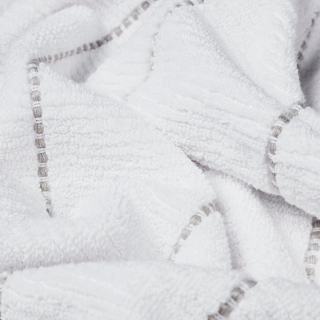 Olivia White Coloured Towel